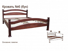 Кровать массив Алина №6 1800*2000