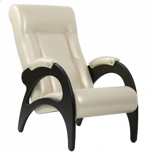 Кресло для отдыха Комфорт, модель 41, экокожа Орегон перламутр 106