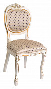 Стул Милорд 12 (1013 (эмаль)+п/з Луиза ком голд) Стул Милорд 12 (1013 (эмаль)+п/з Луиза ком голд)