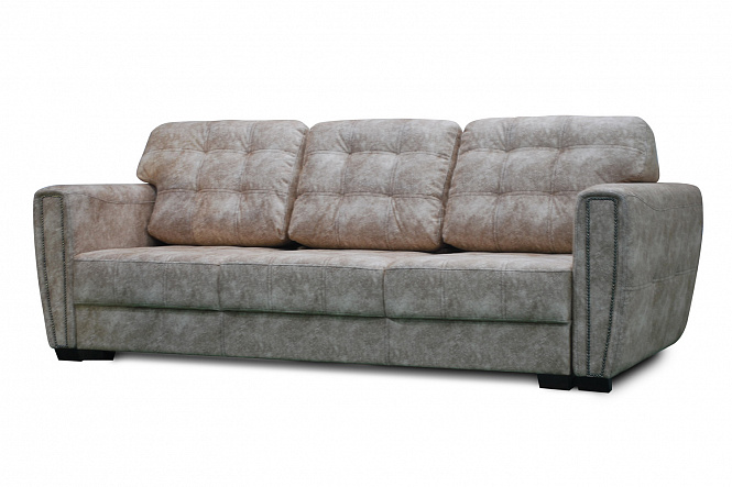 Диван линейный "Байрон" #14 ("Подушки: Дублин PG-2 (велюр, 2 кат)Сидение и спинка: Дублин PG-2 (велюр, 2 кат)Подлокотнтки: Дублин PG-2 (велюр, 2 кат)