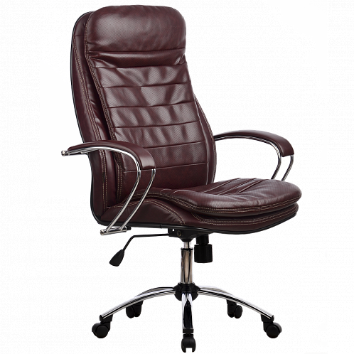 Кресло LK-3 Ch №722 (бордовый,Перфорированная кожа NewLeather*)