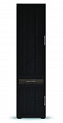 Парма-Люкс шкаф 600 (Венге, кожа "Кайман")