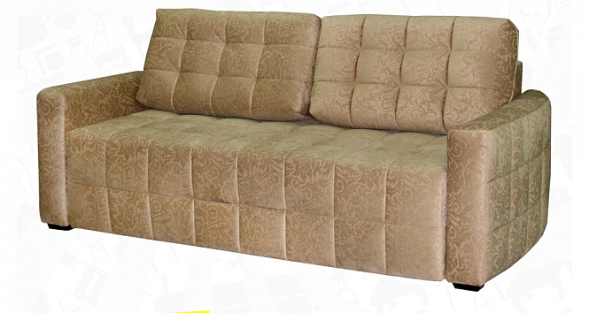 Диван-кровать "Бремен-1" вариант №3 (Ажур песочный) СК																														