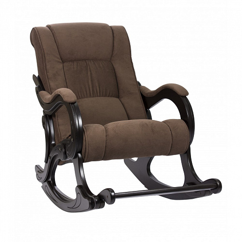 Кресло-качалка Комфорт, модель 77, венге, Falkone Brown