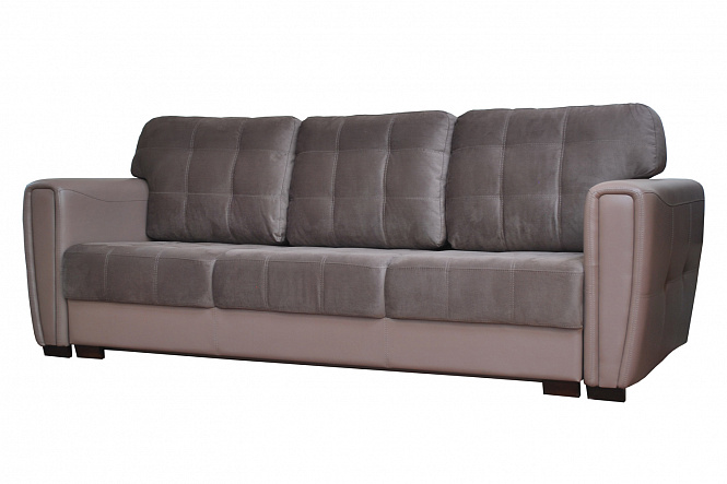 Диван линейный "Байрон" #7 ("Подушки: Liberty 33 (велюр, 3 кат)Сидение и спинка: Liberty 33 (велюр, 3 кат)Подлокотнтки: Marvel dimrose (экокожа, 4 кат