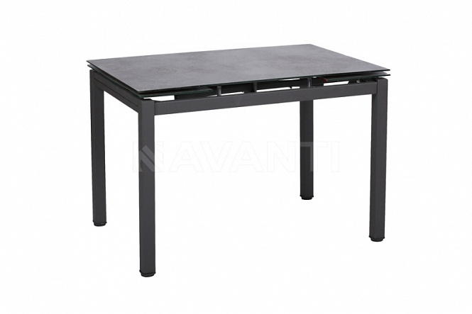 Стол обеденный LIKE-2 (1100-1700x740х750) GRAY/ANTRACITE (серый/антрацит)