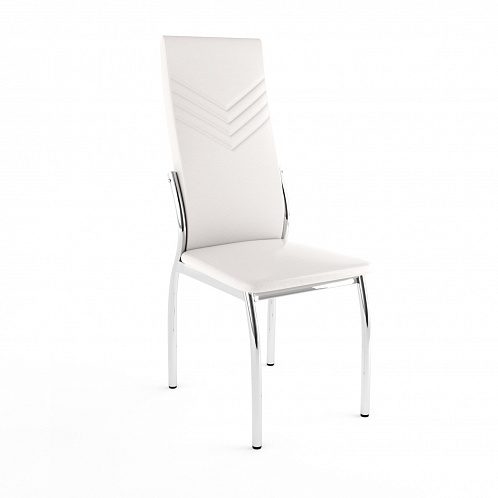 Стул хром "Лорд Чайка" (белый 110)