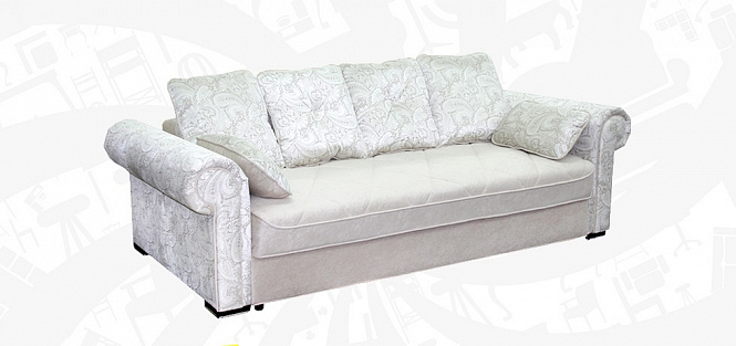 Диван-кровать "Цезарь" Вариант №2 (Лорд бежевый/Авокадо бежевый) СК