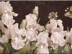 Картина "Светлые ирисы" коллекция Арт Декор 