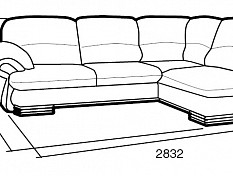 Угловой диван «Мадрид» (2Т-1ПФ)