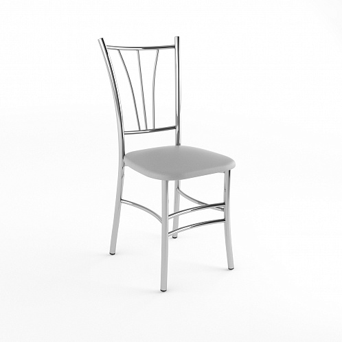 Стул хром "Трилогия" (серый 700)