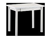 Стол обеденный без ящика/с ящиком (прямая ножка)