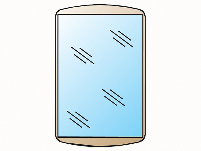 ЗР-101 Зеркало 590х936х20