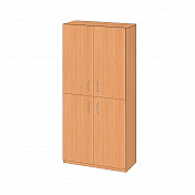 Шкаф комбинированный закрытый (Вишня Оксфорд) Мебель для УЗ