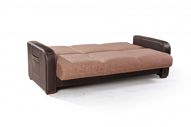 СОЛО-02, диван-кровать трехместный, прямой, механизм «книжка» (300 740, Nice 02,Nice 02,В/к Молеро 320, 0)
