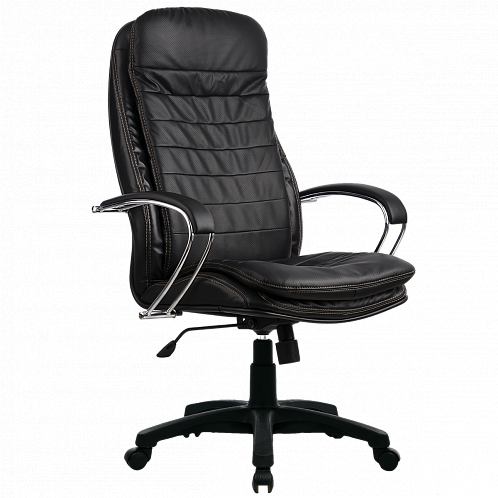 Кресло LK-3 Ch №721 (чёрный,Перфорированная кожа NewLeather*)