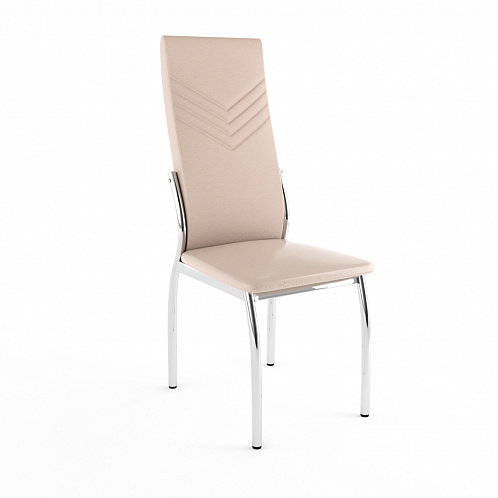Стул хром "Лорд Чайка" (бежевый 120)