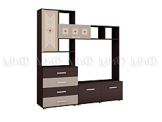 Белла Гостиная (Дуб беленый, венге)