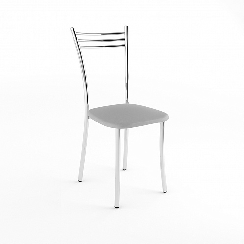 Стул хром "Трио Стандарт" (серый 700)
