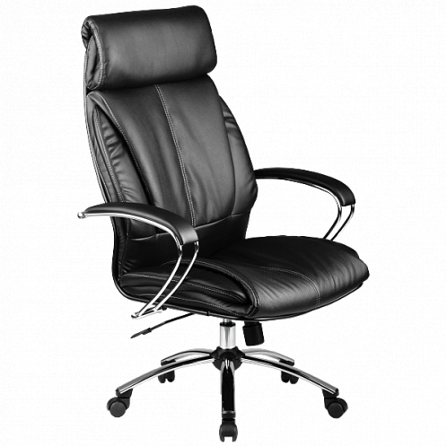 Кресло LK-13 Ch №721 (чёрный,Перфорированная кожа NewLeather*)