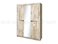 Ривьера Шкаф 3-х (Дуб Юкон, Бетон темный) С/Г