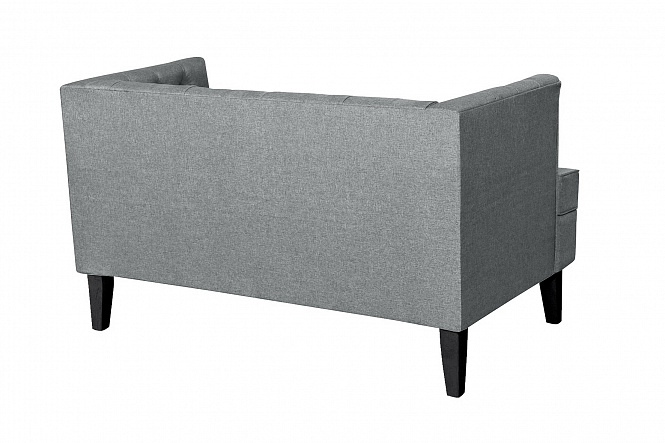 Диван Фьюджи_Китон серый_ножки венге 