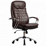 Кресло LK-3 Ch №723 (коричневый,Перфорированная кожа NewLeather*)