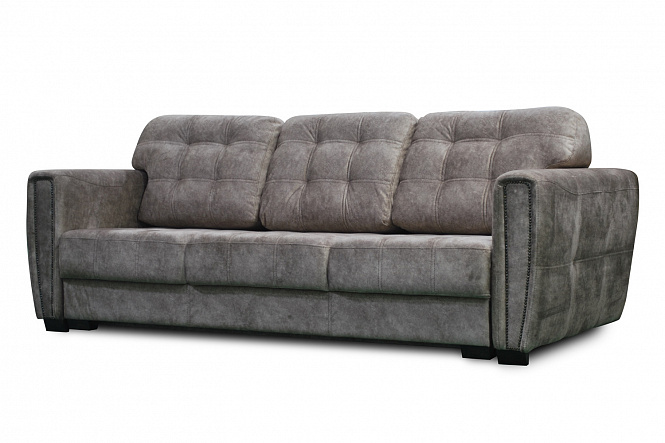 Диван линейный "Байрон" #15 ("Подушки: Дублин A-35 (велюр, 2 кат)Сидение и спинка: Дублин A-35 (велюр, 2 кат)Подлокотнтки: Дублин A-35 (велюр, 2 кат)